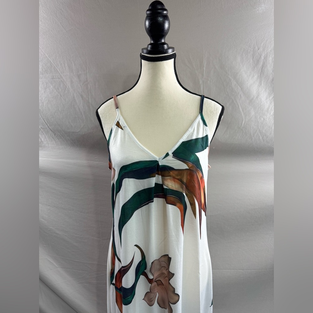 Boho Floral Cami Dress White - Picture 9 of 9